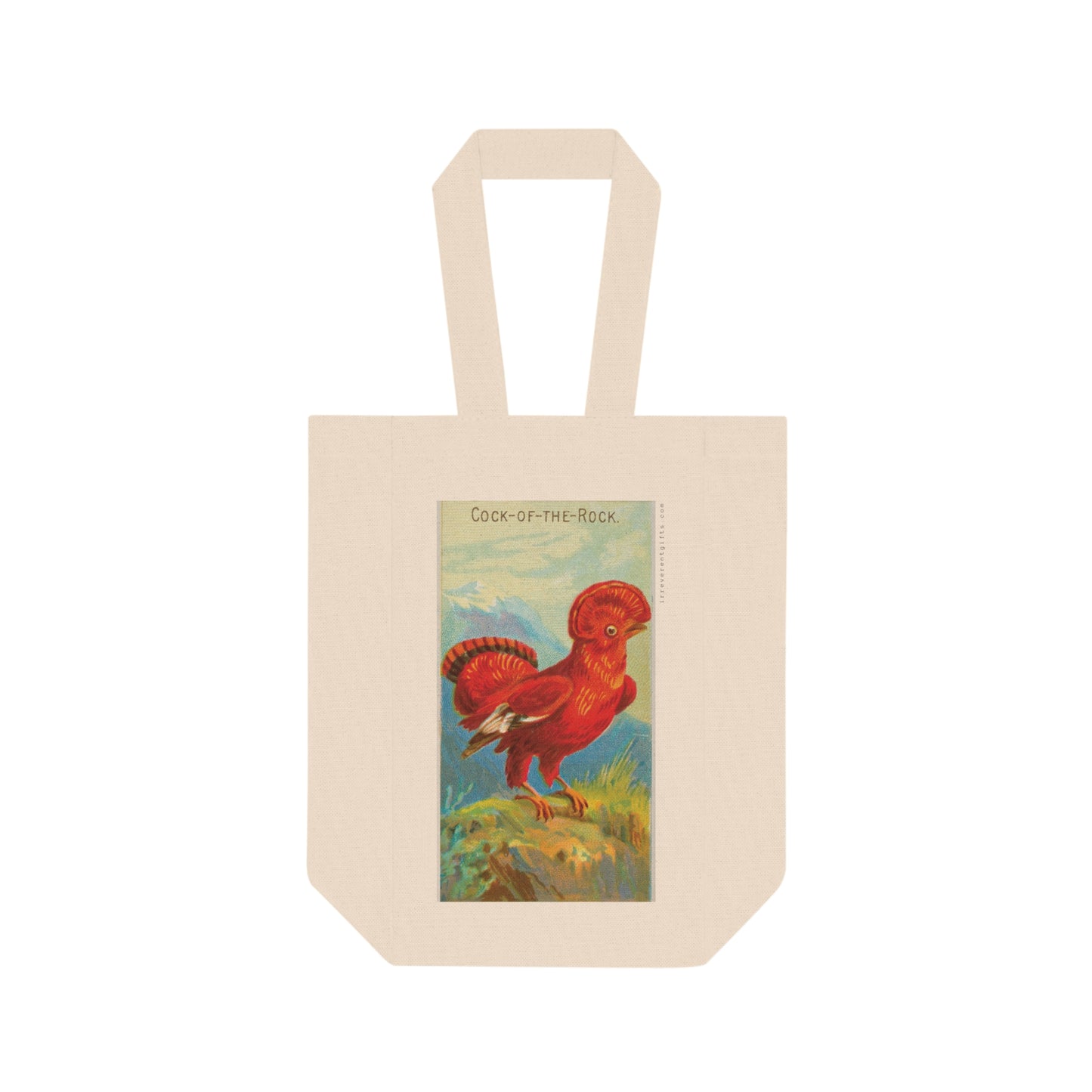 Cock of the Rock Double Wine Tote Bag