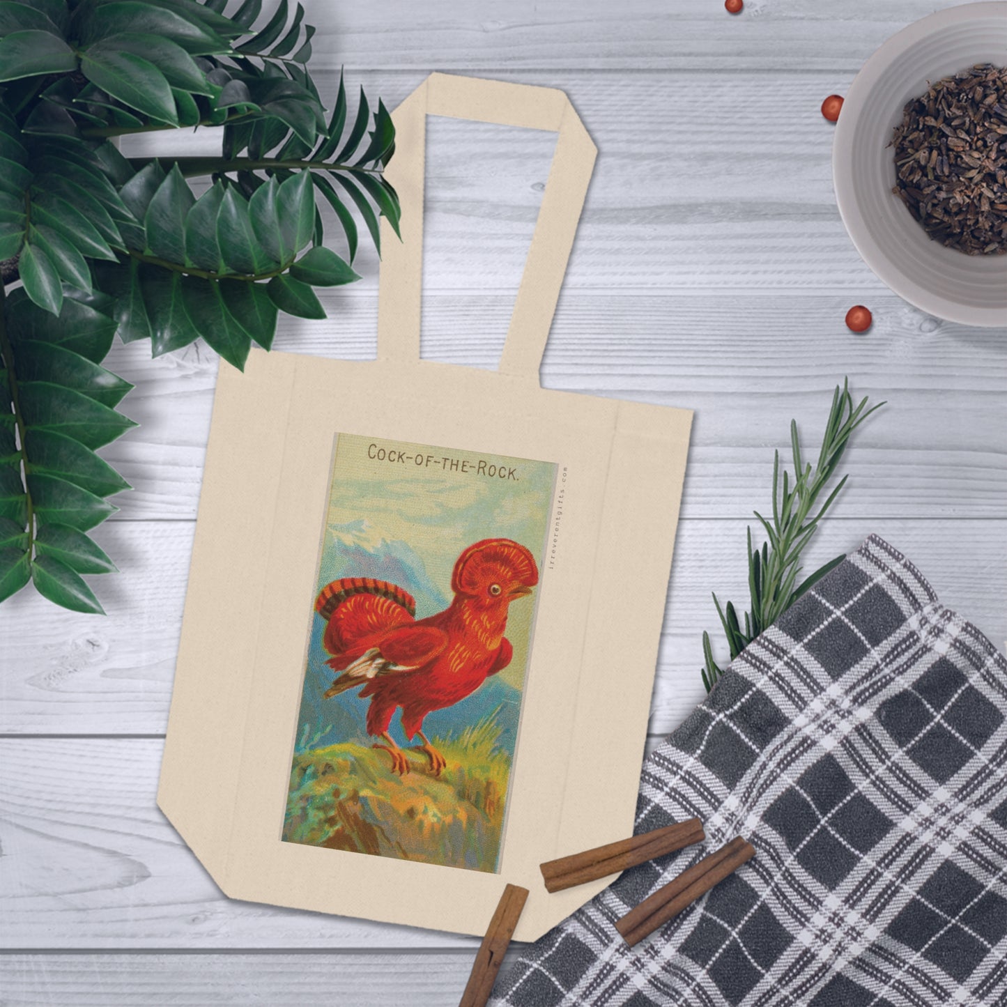 Cock of the Rock Double Wine Tote Bag